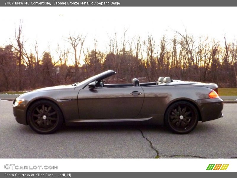 Sepang Bronze Metallic / Sepang Beige 2007 BMW M6 Convertible