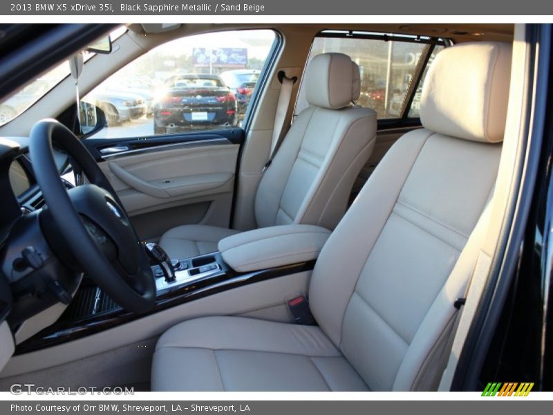 Black Sapphire Metallic / Sand Beige 2013 BMW X5 xDrive 35i