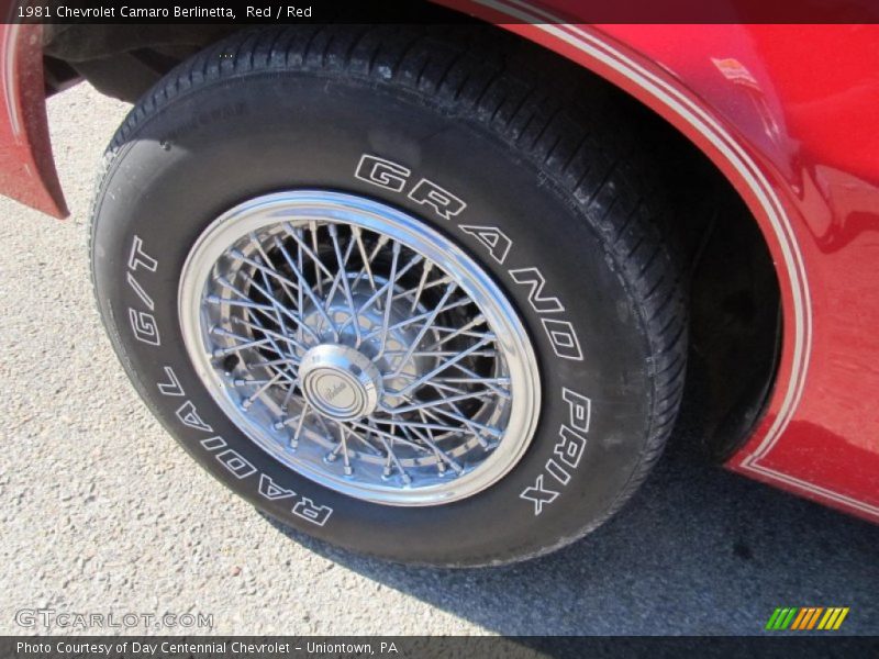  1981 Camaro Berlinetta Wheel