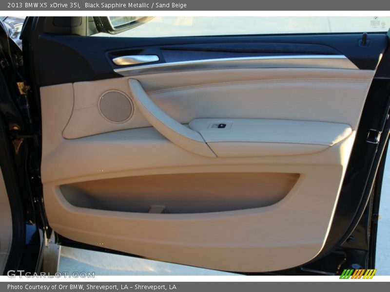 Black Sapphire Metallic / Sand Beige 2013 BMW X5 xDrive 35i