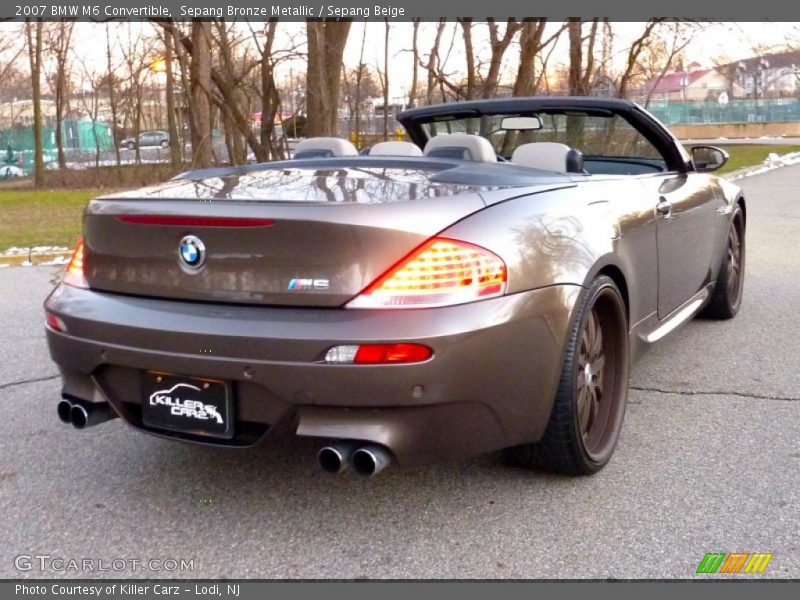 Sepang Bronze Metallic / Sepang Beige 2007 BMW M6 Convertible
