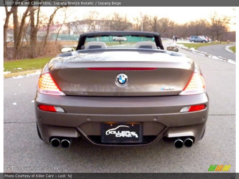 Sepang Bronze Metallic / Sepang Beige 2007 BMW M6 Convertible