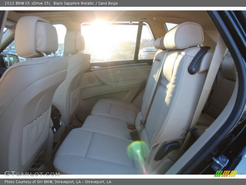 Black Sapphire Metallic / Sand Beige 2013 BMW X5 xDrive 35i
