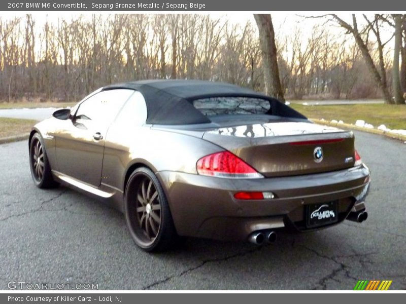 Sepang Bronze Metallic / Sepang Beige 2007 BMW M6 Convertible