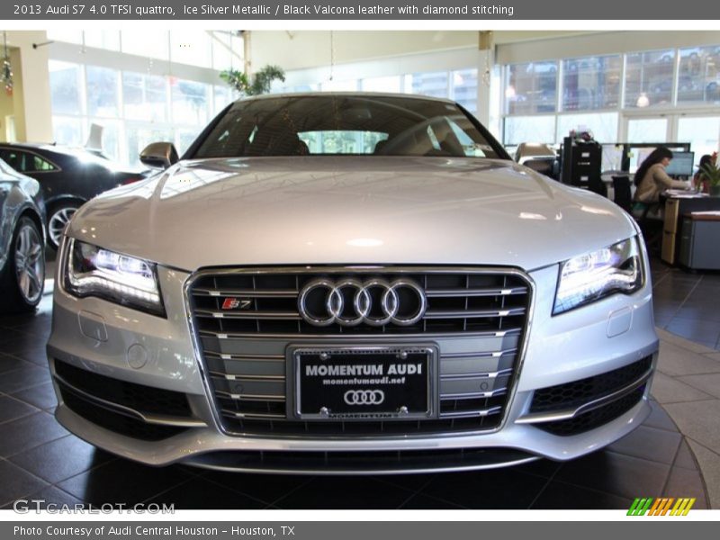 Ice Silver Metallic / Black Valcona leather with diamond stitching 2013 Audi S7 4.0 TFSI quattro