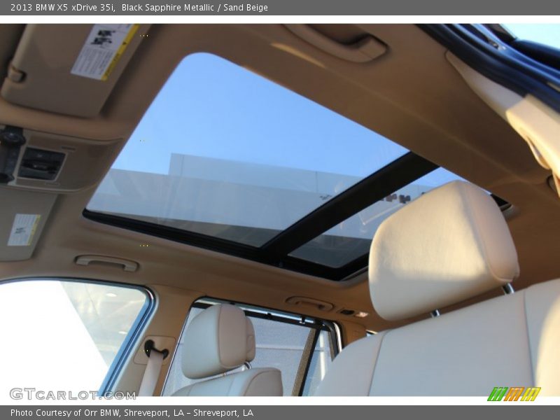 Black Sapphire Metallic / Sand Beige 2013 BMW X5 xDrive 35i
