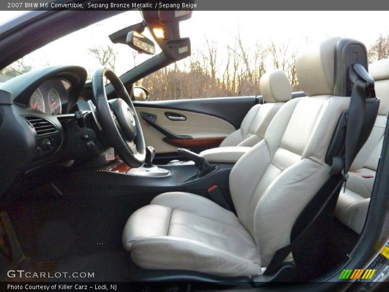 Front Seat of 2007 M6 Convertible