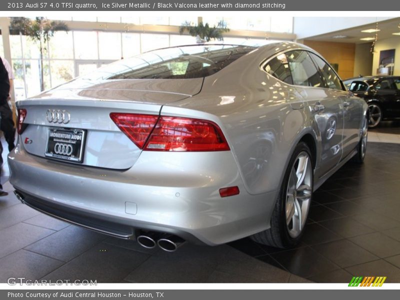 Ice Silver Metallic / Black Valcona leather with diamond stitching 2013 Audi S7 4.0 TFSI quattro