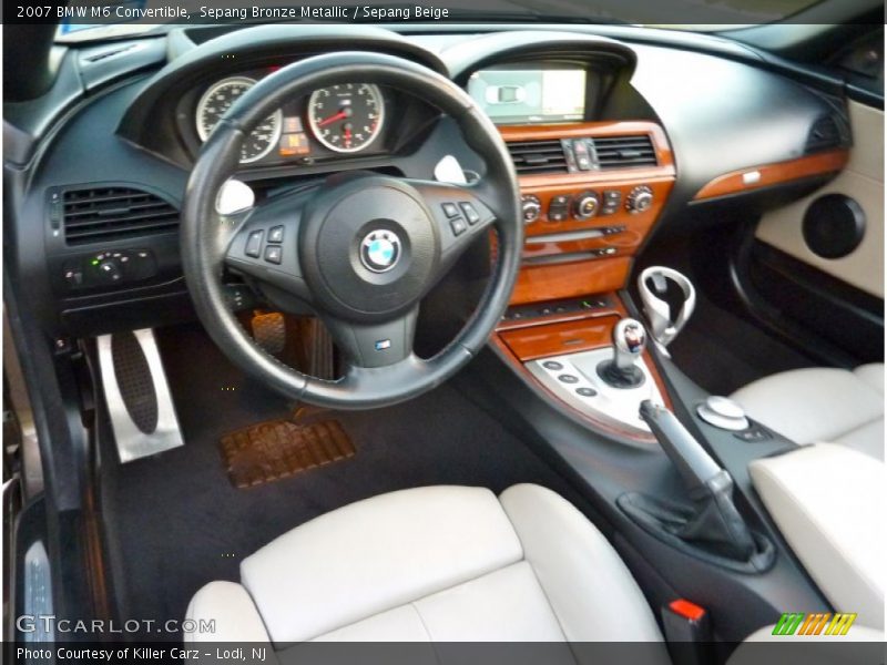 Sepang Bronze Metallic / Sepang Beige 2007 BMW M6 Convertible