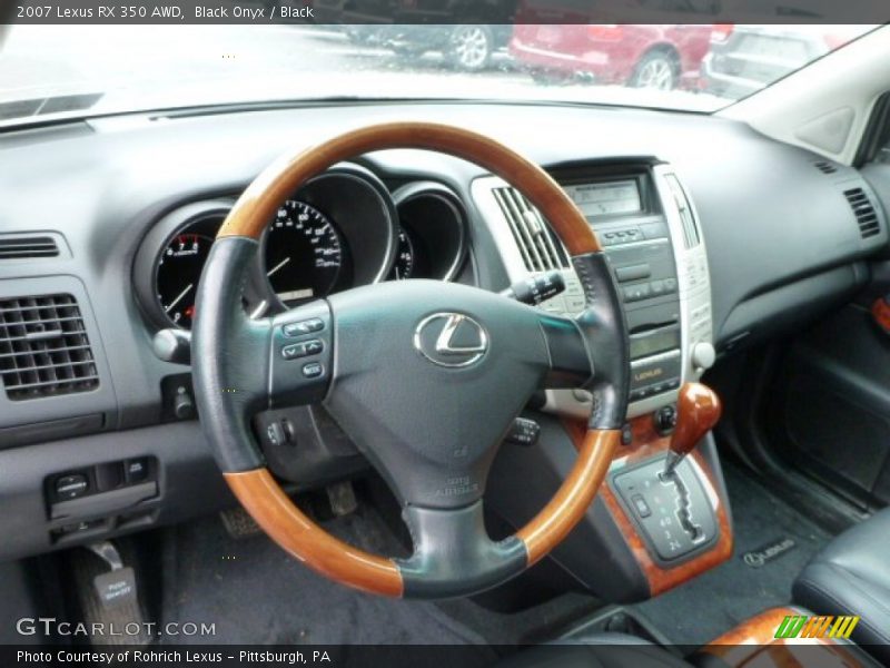 Black Onyx / Black 2007 Lexus RX 350 AWD
