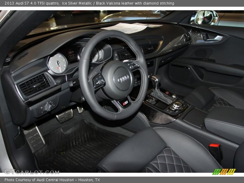 Black Valcona leather with diamond stitching Interior - 2013 S7 4.0 TFSI quattro 
