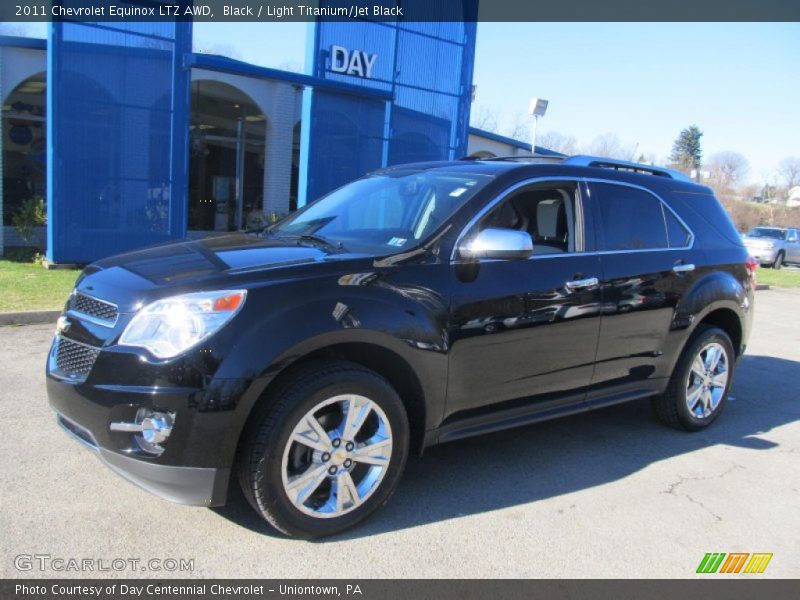 Black / Light Titanium/Jet Black 2011 Chevrolet Equinox LTZ AWD