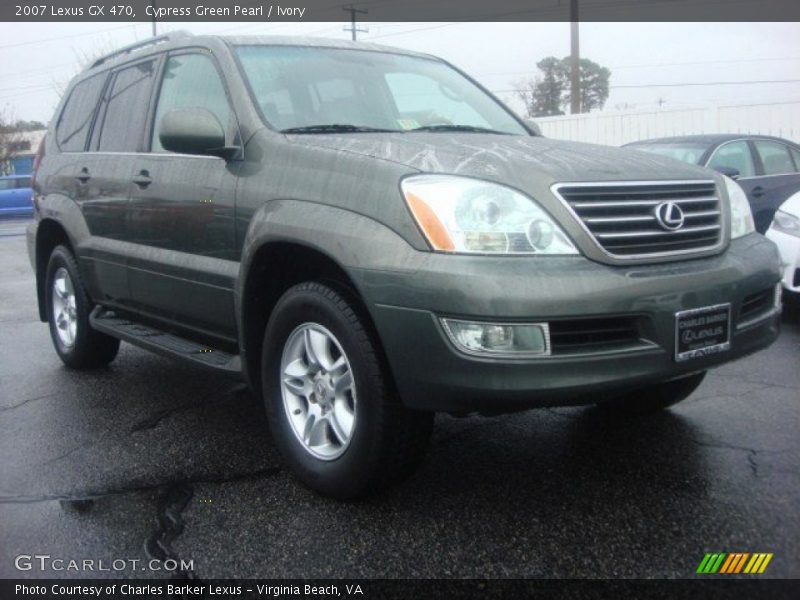Cypress Green Pearl / Ivory 2007 Lexus GX 470