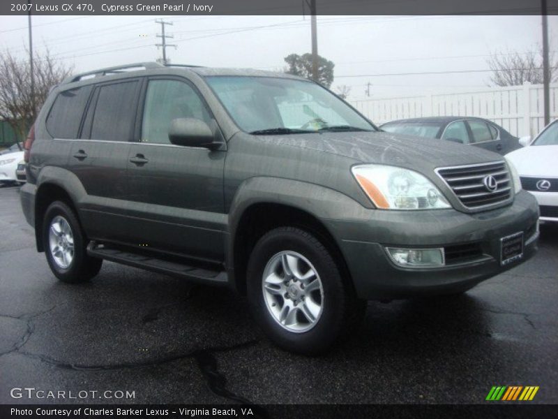 Cypress Green Pearl / Ivory 2007 Lexus GX 470