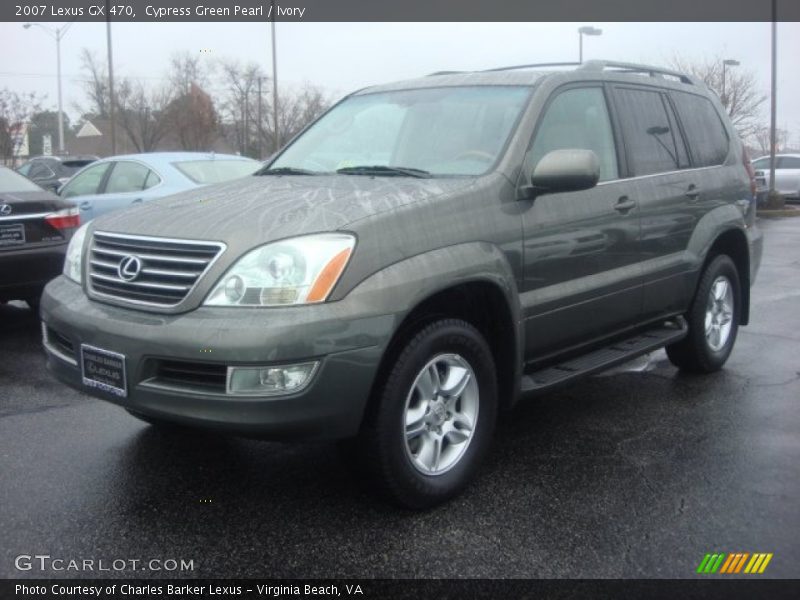 Cypress Green Pearl / Ivory 2007 Lexus GX 470