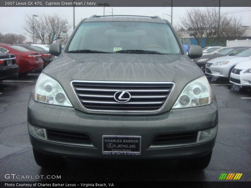 Cypress Green Pearl / Ivory 2007 Lexus GX 470