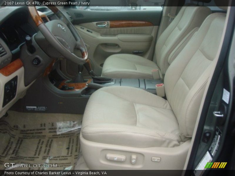 Cypress Green Pearl / Ivory 2007 Lexus GX 470