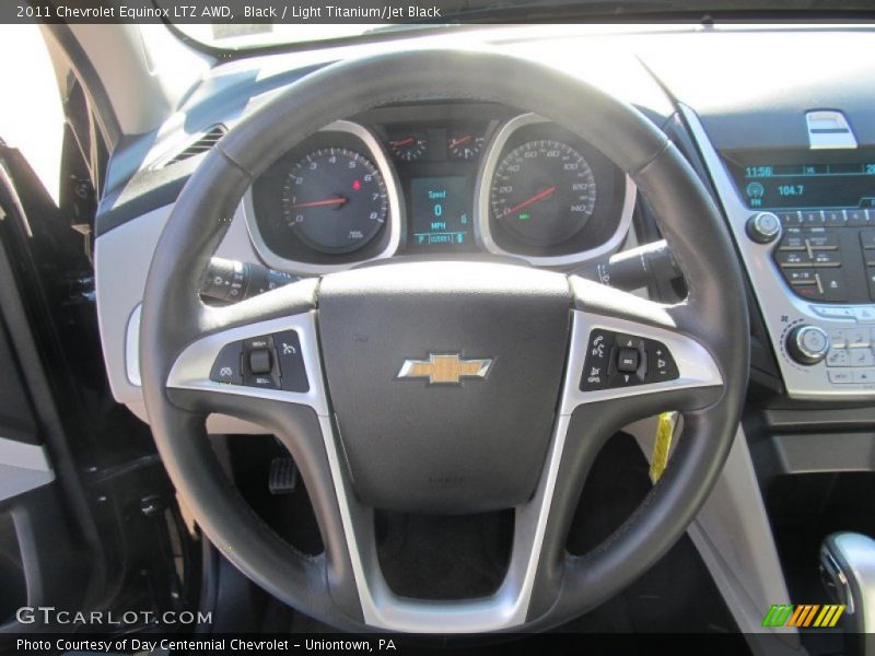 Black / Light Titanium/Jet Black 2011 Chevrolet Equinox LTZ AWD