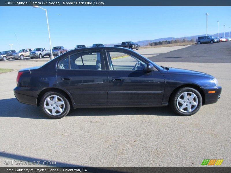 Moonlit Dark Blue / Gray 2006 Hyundai Elantra GLS Sedan