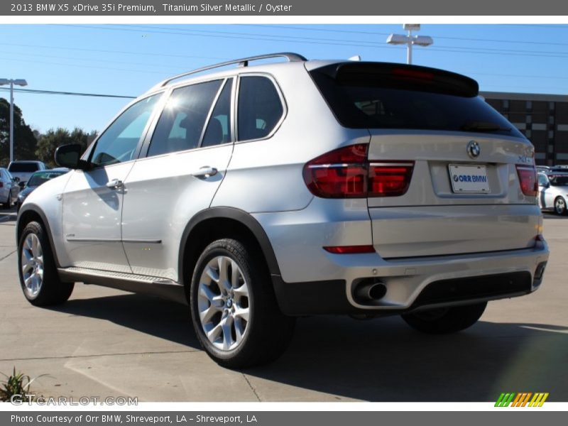 Titanium Silver Metallic / Oyster 2013 BMW X5 xDrive 35i Premium