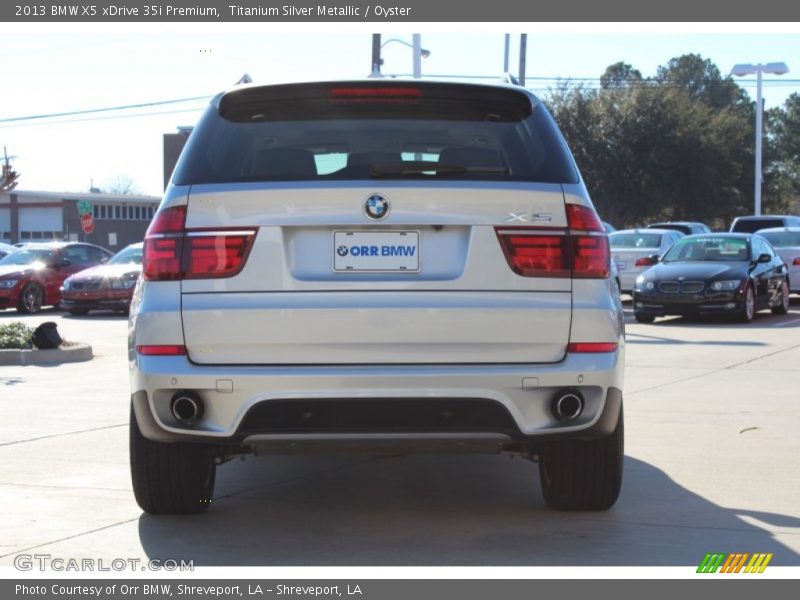 Titanium Silver Metallic / Oyster 2013 BMW X5 xDrive 35i Premium