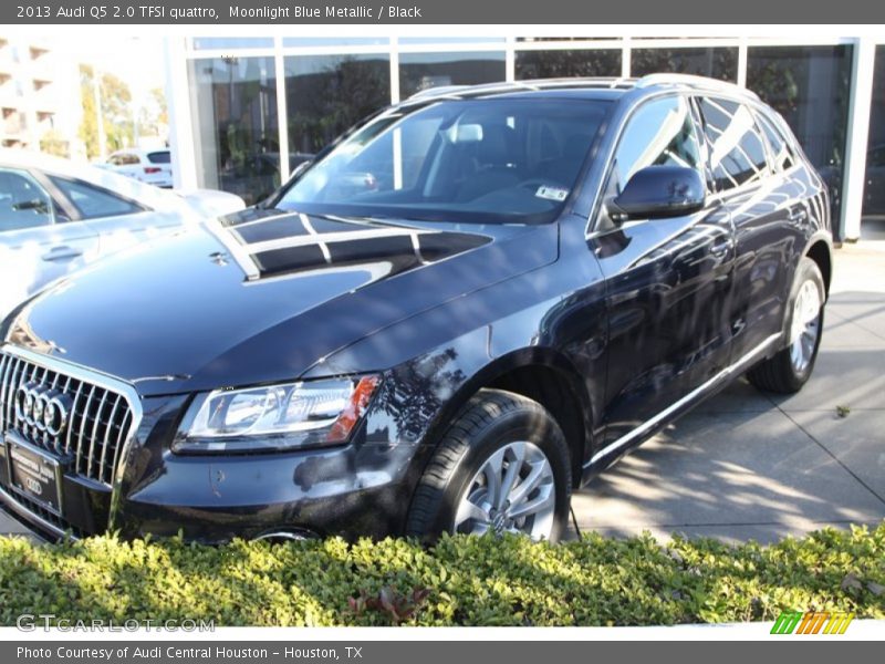 Moonlight Blue Metallic / Black 2013 Audi Q5 2.0 TFSI quattro