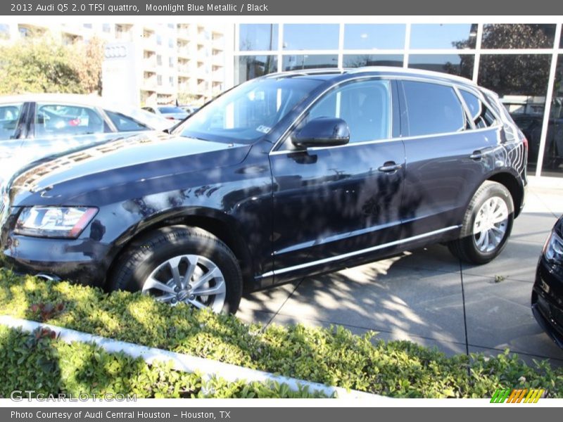Moonlight Blue Metallic / Black 2013 Audi Q5 2.0 TFSI quattro