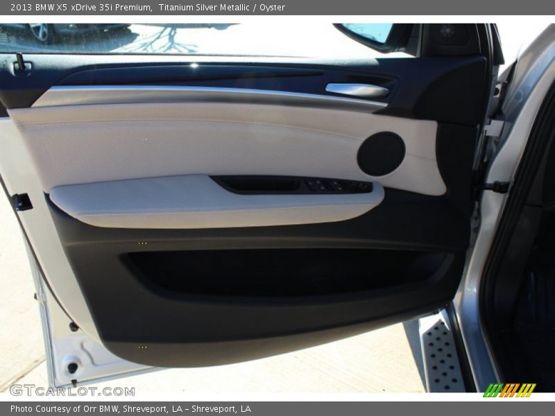 Titanium Silver Metallic / Oyster 2013 BMW X5 xDrive 35i Premium