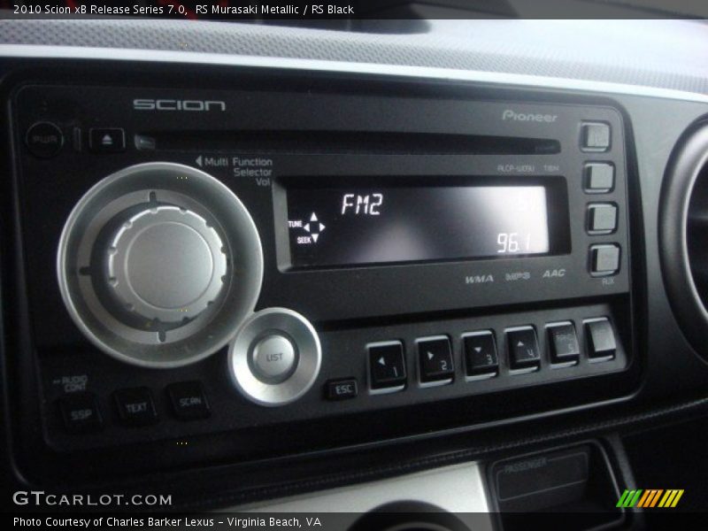 Audio System of 2010 xB Release Series 7.0