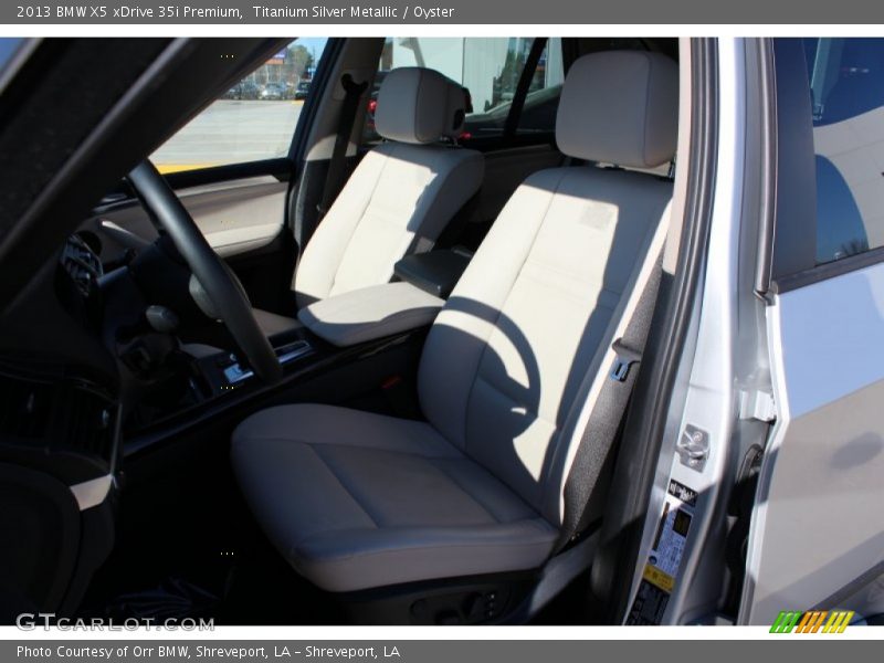 Titanium Silver Metallic / Oyster 2013 BMW X5 xDrive 35i Premium