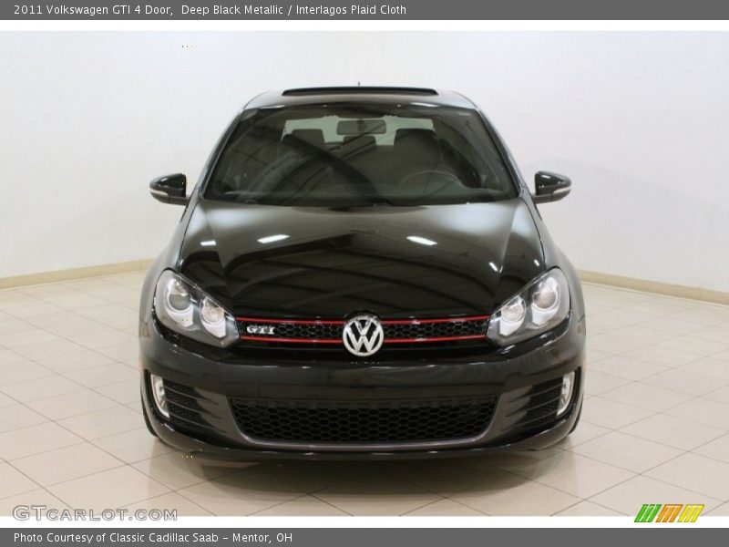 Deep Black Metallic / Interlagos Plaid Cloth 2011 Volkswagen GTI 4 Door