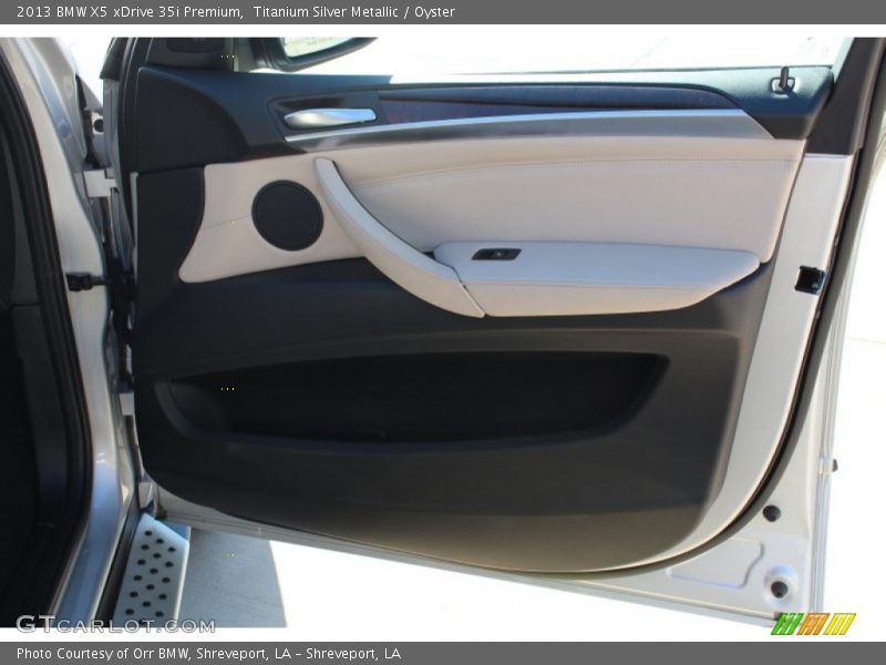 Titanium Silver Metallic / Oyster 2013 BMW X5 xDrive 35i Premium