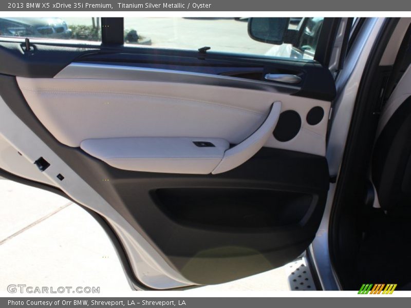 Titanium Silver Metallic / Oyster 2013 BMW X5 xDrive 35i Premium