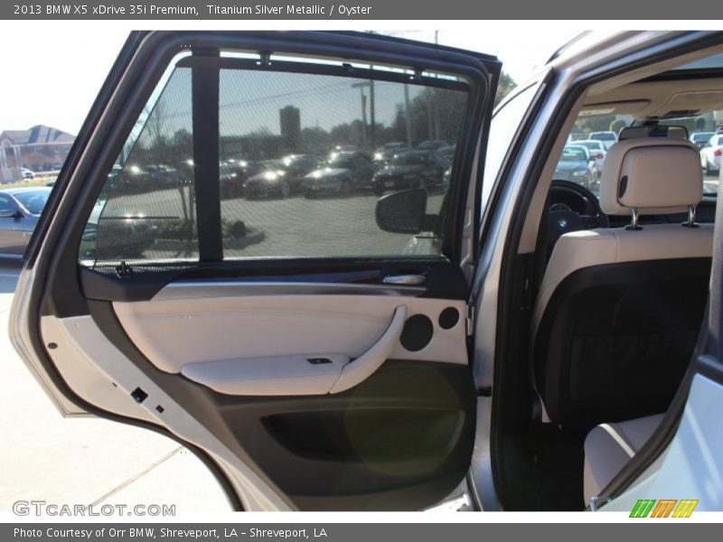 Titanium Silver Metallic / Oyster 2013 BMW X5 xDrive 35i Premium
