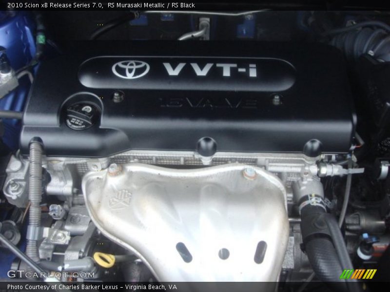  2010 xB Release Series 7.0 Engine - 2.4 Liter DOHC 16-Valve VVT-i 4 Cylinder