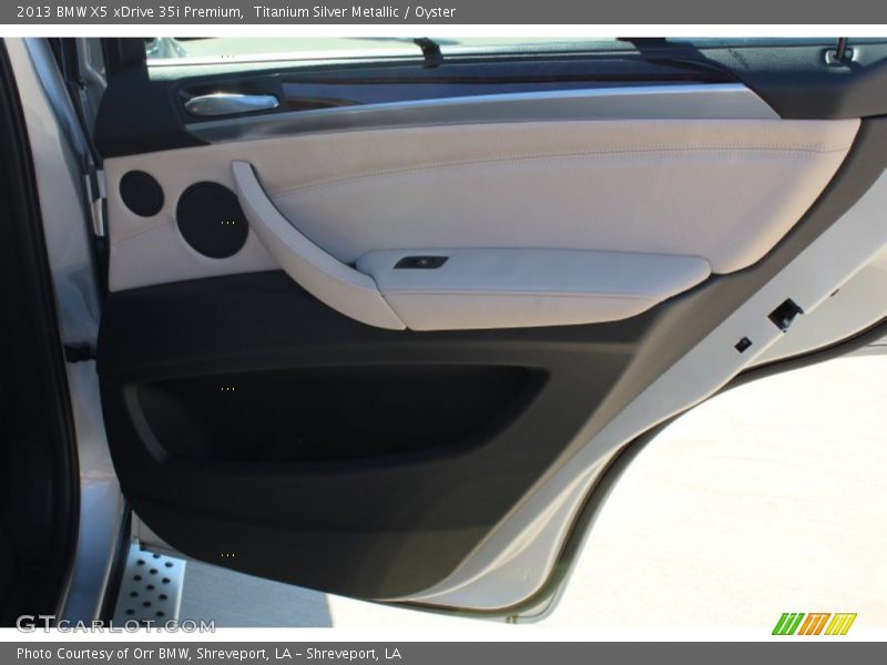 Titanium Silver Metallic / Oyster 2013 BMW X5 xDrive 35i Premium