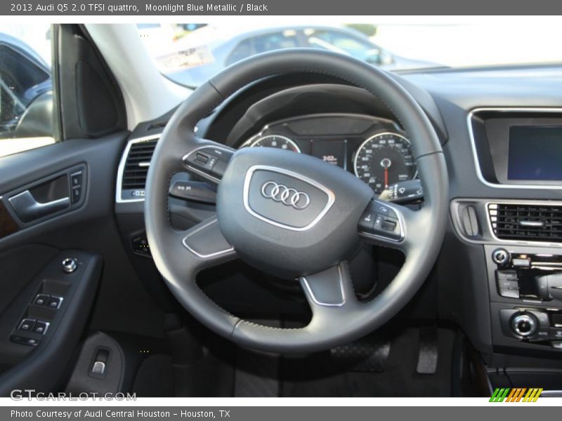 Moonlight Blue Metallic / Black 2013 Audi Q5 2.0 TFSI quattro