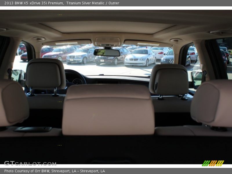 Titanium Silver Metallic / Oyster 2013 BMW X5 xDrive 35i Premium