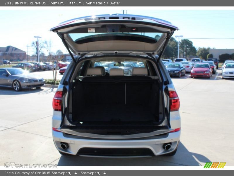 Titanium Silver Metallic / Oyster 2013 BMW X5 xDrive 35i Premium