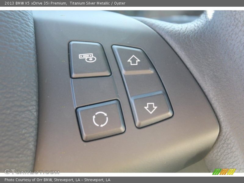 Titanium Silver Metallic / Oyster 2013 BMW X5 xDrive 35i Premium