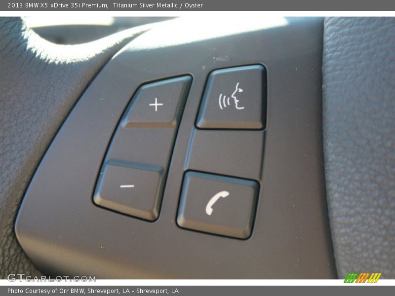Titanium Silver Metallic / Oyster 2013 BMW X5 xDrive 35i Premium