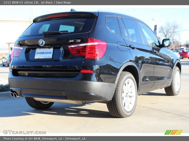 Jet Black / Sand Beige 2013 BMW X3 xDrive 28i