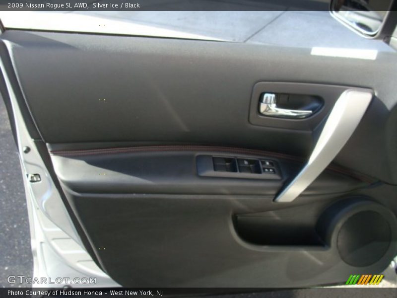 Silver Ice / Black 2009 Nissan Rogue SL AWD