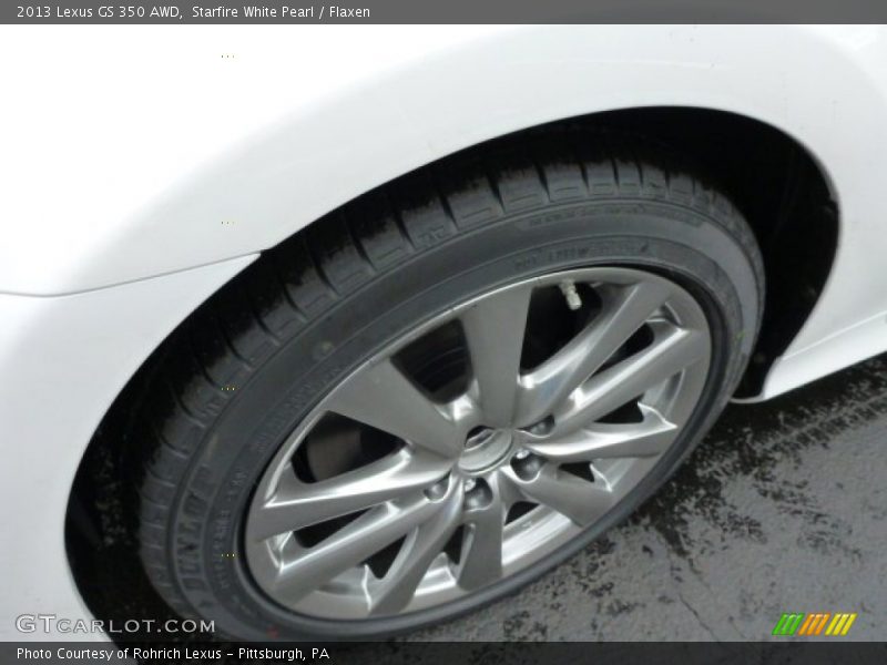 Starfire White Pearl / Flaxen 2013 Lexus GS 350 AWD