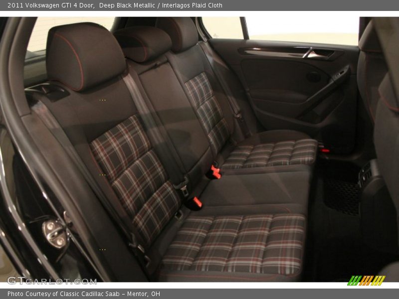 Deep Black Metallic / Interlagos Plaid Cloth 2011 Volkswagen GTI 4 Door