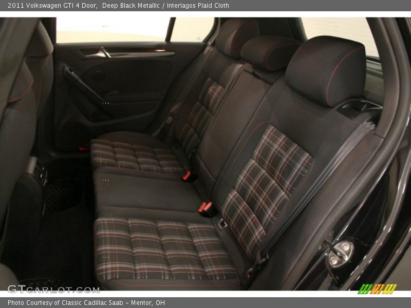 Deep Black Metallic / Interlagos Plaid Cloth 2011 Volkswagen GTI 4 Door