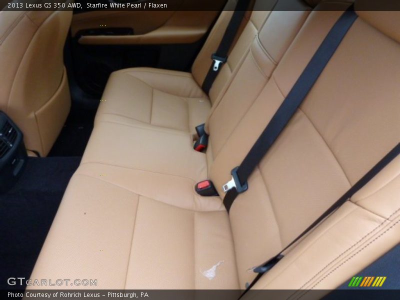 Starfire White Pearl / Flaxen 2013 Lexus GS 350 AWD