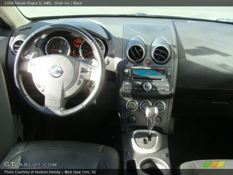 Silver Ice / Black 2009 Nissan Rogue SL AWD