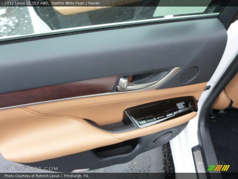 Starfire White Pearl / Flaxen 2013 Lexus GS 350 AWD