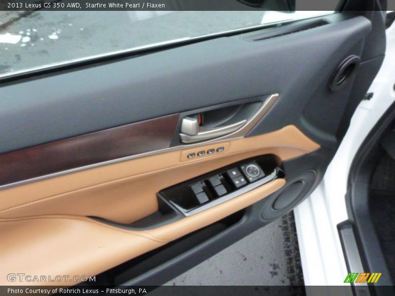 Starfire White Pearl / Flaxen 2013 Lexus GS 350 AWD